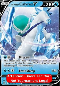 Ice Rider Calyrex V - SWSH Black Star Promos (Oversized) [SWSH-130] Imagen principal del producto
