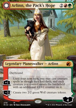 Arlinn, the Pack's Hope // Arlinn, the Moon's Fury (V.1) Imagen principal del producto