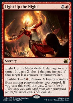 Light Up the Night - Innistrad: Midnight Hunt (Rare) [MID-146] Imagen principal del producto
