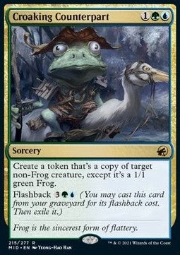 Croaking Counterpart - Innistrad: Midnight Hunt (Rare) [MID-215] Hover Image