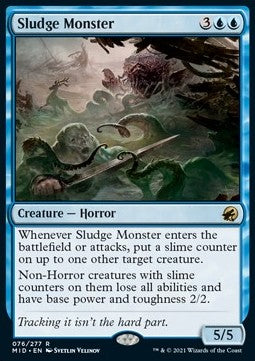 Sludge Monster - Innistrad: Midnight Hunt (Rare) [MID-76] Imagen principal del producto