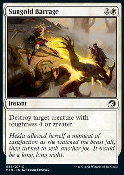 Sungold Barrage - Innistrad: Midnight Hunt (Common) [MID-36] Hauptbild