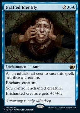 Grafted Identity - Innistrad: Midnight Hunt (Rare) [MID-57] Imagen principal del producto