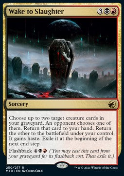 Wake to Slaughter - Innistrad: Midnight Hunt (Rare) [MID-250] Imagen principal del producto