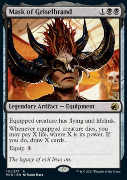 Mask of Griselbrand - Innistrad: Midnight Hunt (Rare) [MID-111] Hauptbild