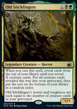Old Stickfingers - Innistrad: Midnight Hunt (Rare) [MID-234] Hauptbild