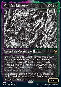 Old Stickfingers - Innistrad: Midnight Hunt: Extras (Rare) [XMID-321] Hauptbild