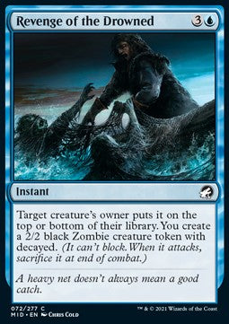 Revenge of the Drowned - Innistrad: Midnight Hunt (Common) [MID-72] Hauptbild