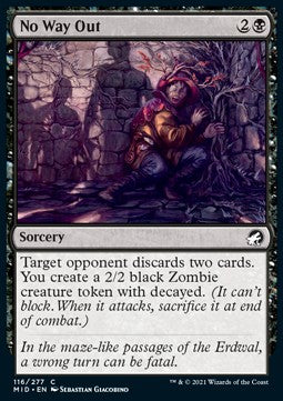 No Way Out - Innistrad: Midnight Hunt (Common) [MID-116] Hauptbild