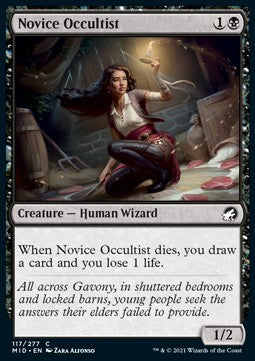 Novice Occultist - Innistrad: Midnight Hunt (Common) [MID-117] Hauptbild