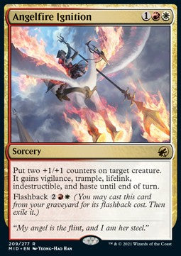 Angelfire Ignition - Innistrad: Midnight Hunt (Rare) [MID-209] Hover Image