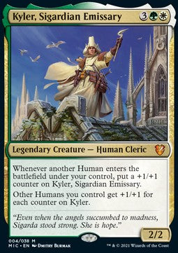Kyler, Sigardian Emissary (V.1) - Commander: Innistrad: Midnight Hunt (Mythic) [MIC-4] Hover Image