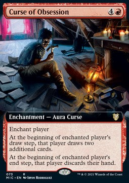 Curse of Obsession (V.2) - Commander: Innistrad: Midnight Hunt (Rare) [MIC-73]