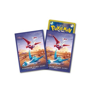 Pokémon sleeves met Latios en Latias, Japans pak van 64 sleeves van het Pokémon Center Main image