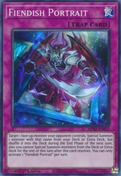 Fiendish Portrait - 2021 Tin of Ancient Battles (Super Rare) [MP21-033] Main image