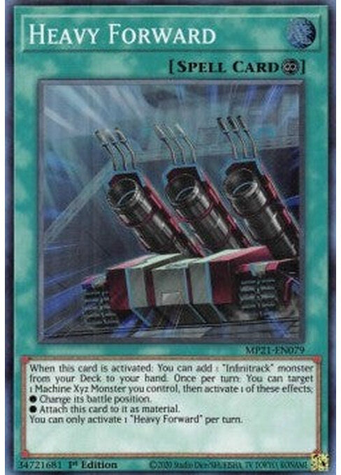 Heavy Forward — 2021 Tin of Ancient Battles (MP21-079) Yu-Gi-Oh! card Immagine principale del prodotto
