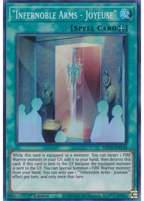 "Infernoble Arms - Joyeuse" — 2021 Tin of Ancient Battles (MP21-138) Yu-Gi-Oh! card Immagine principale del prodotto