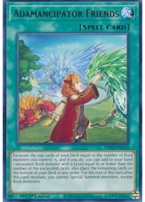 Adamancipator Friends — 2021 Tin of Ancient Battles (MP21-142) Yu-Gi-Oh! card Hoofdafbeelding