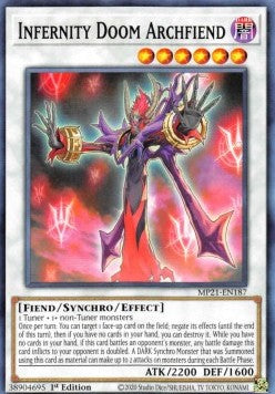 Infernity Doom Archfiend - 2021 Tin of Ancient Battles (Common) [MP21-187] Hoofdafbeelding