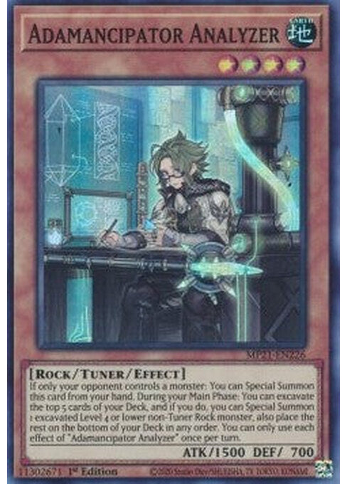 Adamancipator Analyzer — 2021 Tin of Ancient Battles (MP21-226) Yu-Gi-Oh! card Hoofdafbeelding