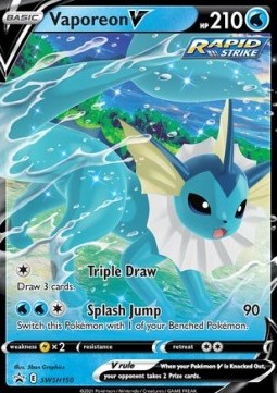 Vaporeon V - SWSH Black Star Promos (Promo) [SWSH-150] Hover Image