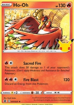 Ho-Oh - Celebrations (Holo Rare) [CEL-001] Immagine principale del prodotto