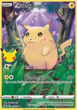 Pikachu - Celebrations (Holo Rare) [CEL-005] Imagen principal del producto
