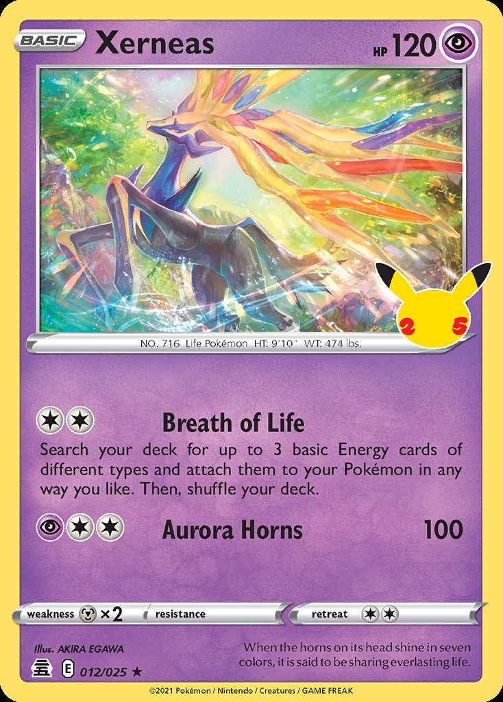 Xerneas - Celebrations (Holo Rare) [CEL-012] Hoofdafbeelding