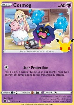 Cosmog - Celebrations (Holo Rare) [CEL-013] Imagen principal del producto