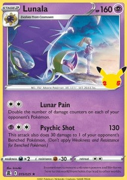 Lunala - Celebrations (Holo Rare) [CEL-015] Hover Image