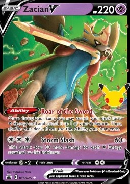 Zacian V - Celebrations (Ultra Rare) [CEL-016] Hauptbild
