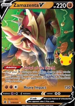 Zamazenta V - Celebrations (Ultra Rare) [CEL-018] Hauptbild