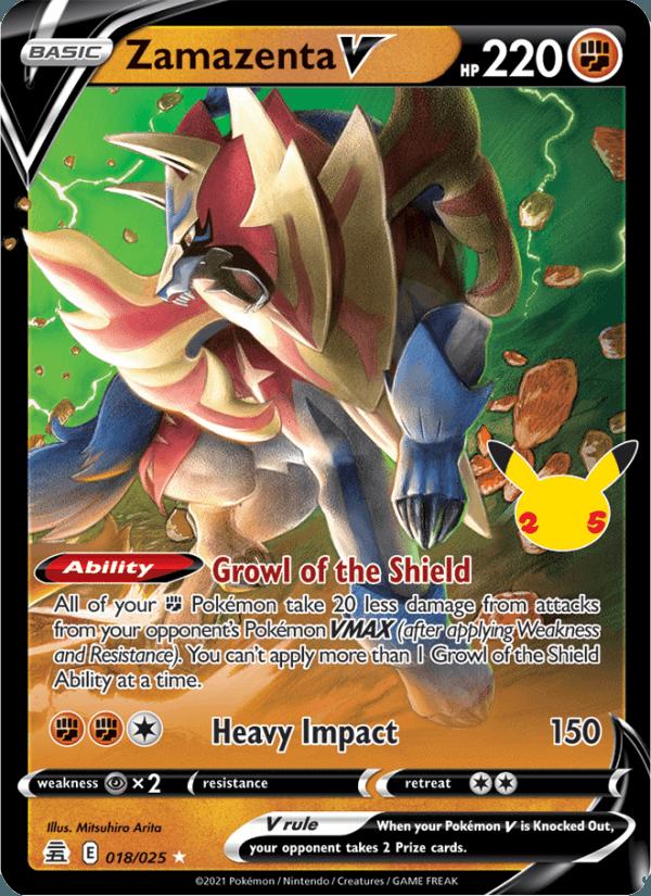 Zamazenta V - Celebrations (Ultra Rare) [CEL-018] Image principale du produit