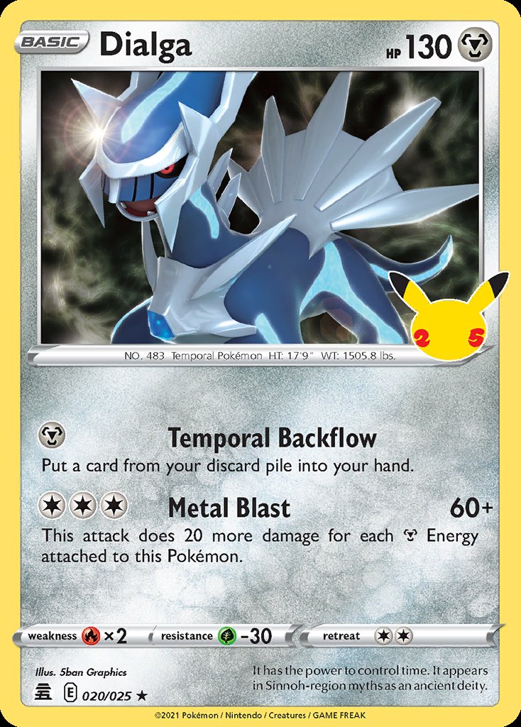 Dialga - Celebrations (Holo Rare) [CEL-020] Image principale du produit