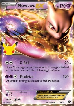 Mewtwo EX - Celebrations (Ultra Rare) [CEL-NXD 54] Hauptbild