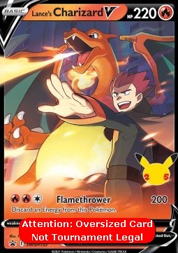 Lance's Charizard V - SWSH Black Star Promos (Oversized) [SWSH-133] Imagen principal del producto