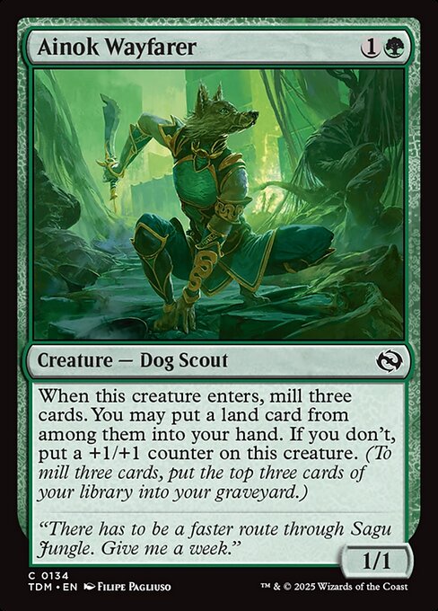 Ainok Wayfarer – Tarkir: Dragonstorm (TDM-134) Magic: The Gathering card | LC-REM-20260804-15401861480780-57695a9b-8f72-4ccc-a946-5d5037b09b8f Immagine principale del prodotto