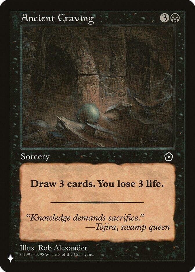 Magic-kaart Ancient Craving PLST-P02-62 uit The List (Uncommon)