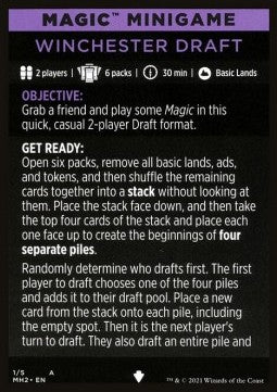 Magic Minigame: Winchester Draft - Modern Horizons 2: Extras (Tip Card) [XMH2-A1]