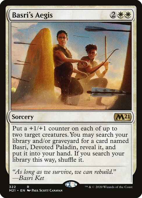 Basri's Aegis – Core Set 2021 (M21-322) Magic: The Gathering card | LC-REM-20260804-15151848096076-577657ed-162f-4104-b0af-ee9733e90f20