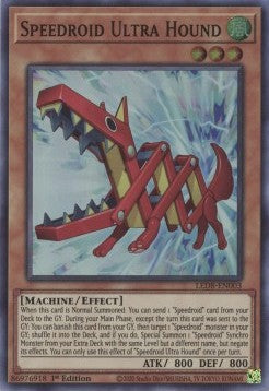 Speedroid Ultra Hound - Legendary Duelists: Synchro Storm (Super Rare) [LED8-003]