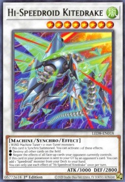 Hi-Speedroid Kitedrake - Legendary Duelists: Synchro Storm (Rare) [LED8-018] Hover Image