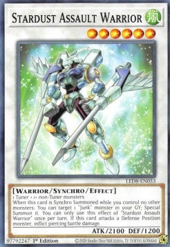 Stardust Assault Warrior - Legendary Duelists: Synchro Storm (Common) [LED8-053] Main image