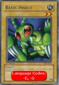 Basic Insect (V.1 - Common) - Legend of Blue Eyes White Dragon (Common) [LOB-006] Hoofdafbeelding