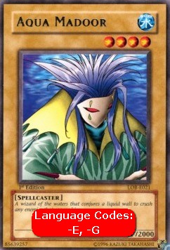 Aqua Madoor (V.1 - Rare) - Legend of Blue Eyes White Dragon (Rare) [LOB-021] Hoofdafbeelding