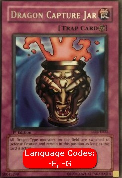Dragon Capture Jar (V.1 - Rare) - Legend of Blue Eyes White Dragon (Rare) [LOB-035]