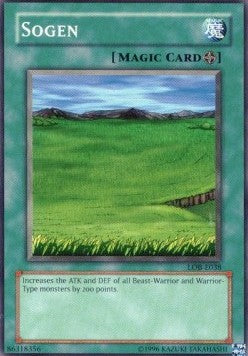Sogen (V.1 - Common) - Legend of Blue Eyes White Dragon (Common) [LOB-038] Hoofdafbeelding