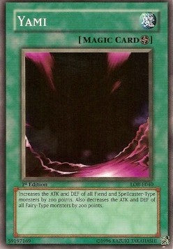 Yami (V.1 - Common) - Legend of Blue Eyes White Dragon (Common) [LOB-040] Hoofdafbeelding