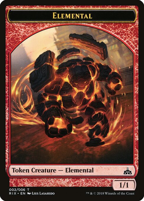 Elemental – Rivals of Ixalan Tokens (TRIX-2) Magic: The Gathering card | LC-REM-20260804-15151794717004-577a3396-e974-47fb-91bd-01751cae83bf