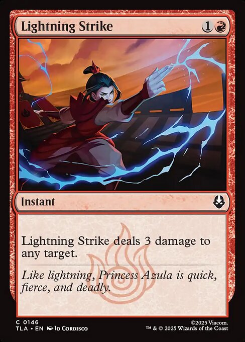 Lightning Strike – Avatar: The Last Airbender (TLA-146) Magic: The Gathering card